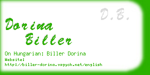 dorina biller business card